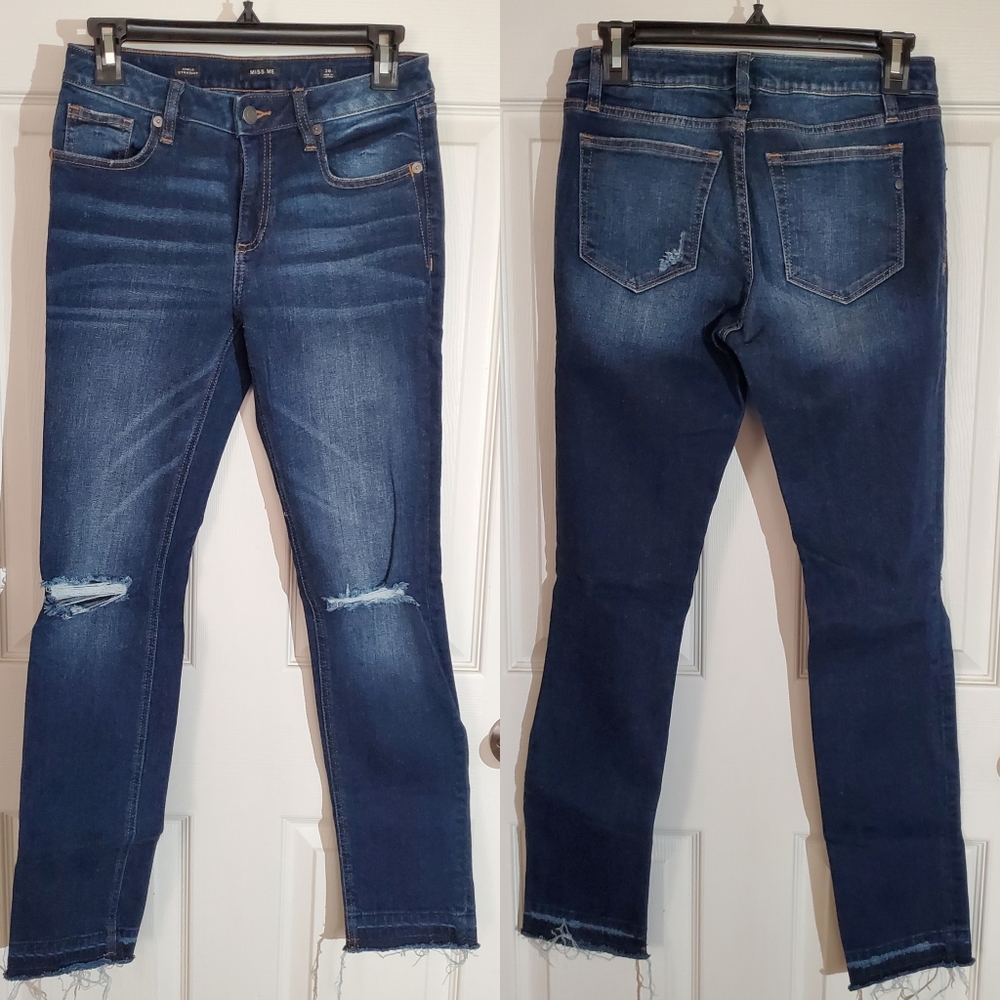 Miss Me ankle straight jeans